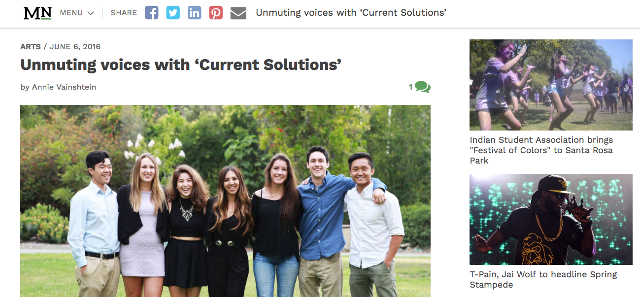 Unmuting voices with ‘Current Solutions’